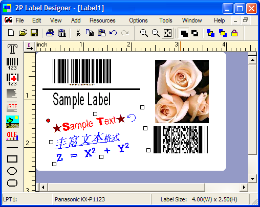 barcode label. Barcode Label Print Software